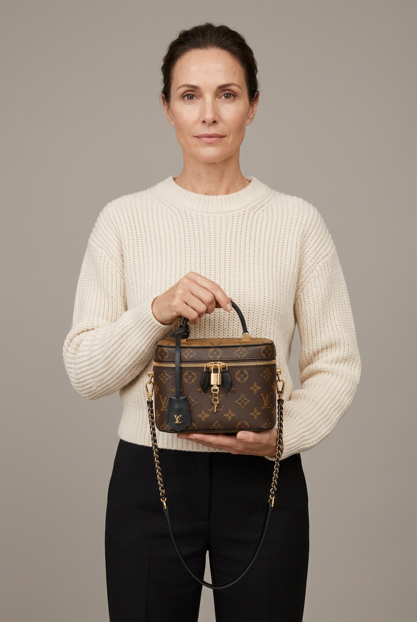 Louis Vuitton Vanity PM Monogram & Monogram Reverse Canvas Bag