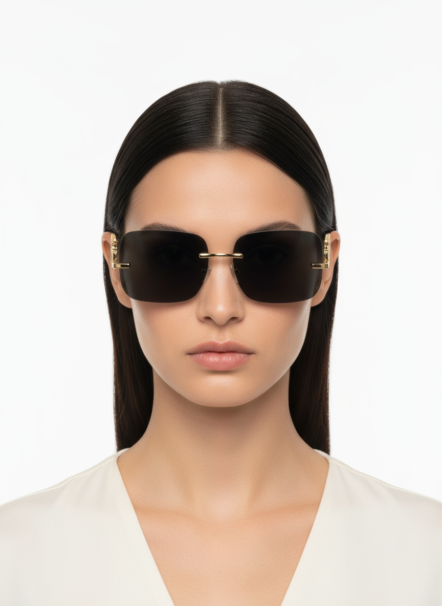 D&G Sunglasses Model Photo