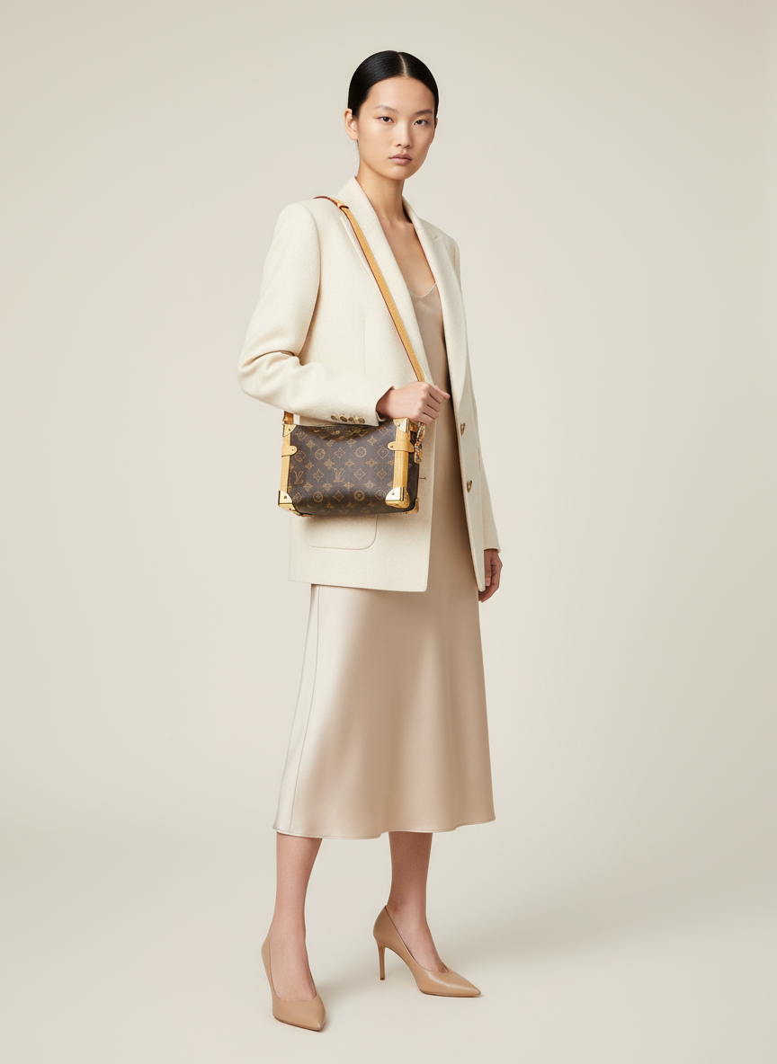 Louis Vuitton Side Trunk Model Photo