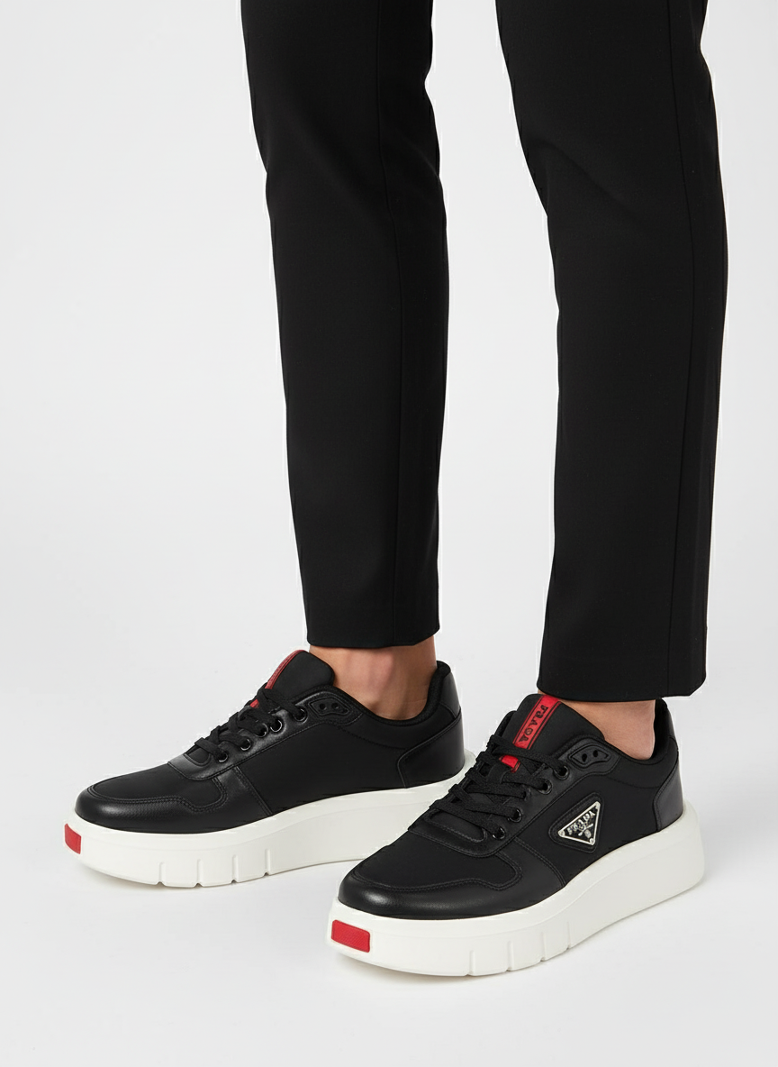 Prada Shoes Model Photo