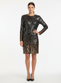 Gucci Sequin Dress Model Photo