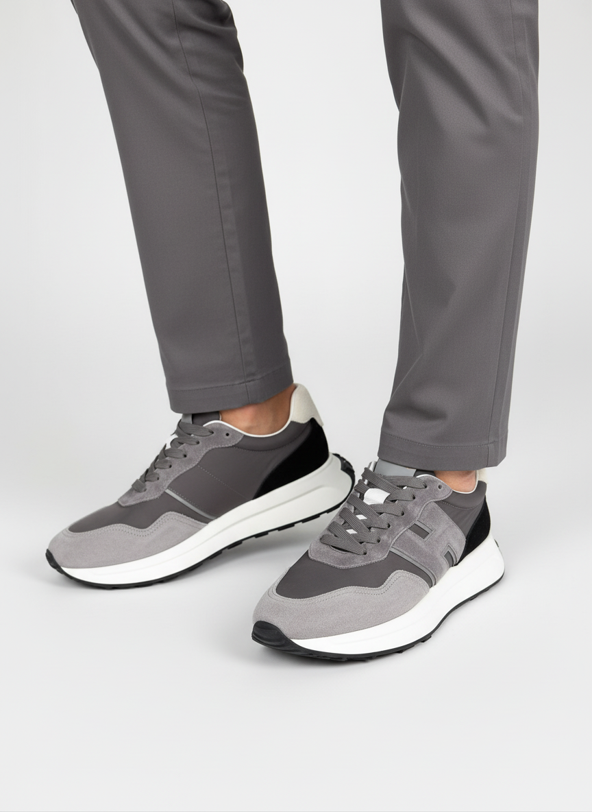 Hogan Hyperlight Sneakers – Grey Suede