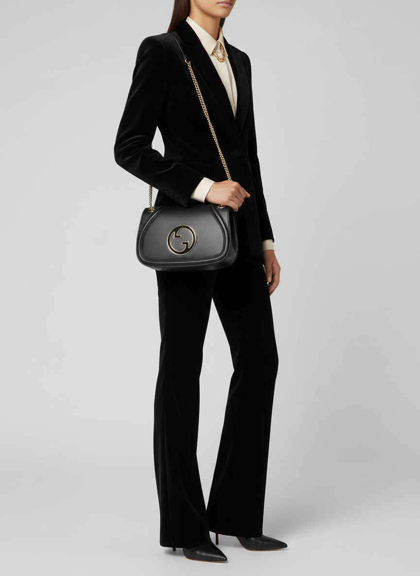 Gucci Blondie Black Shoulder Bag