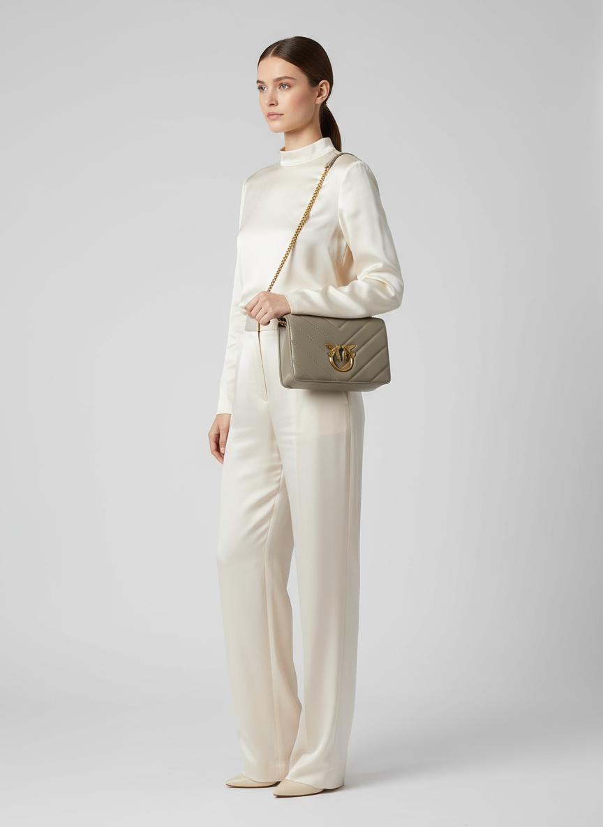PINKO LOVE CLICK CLASSIC GREY