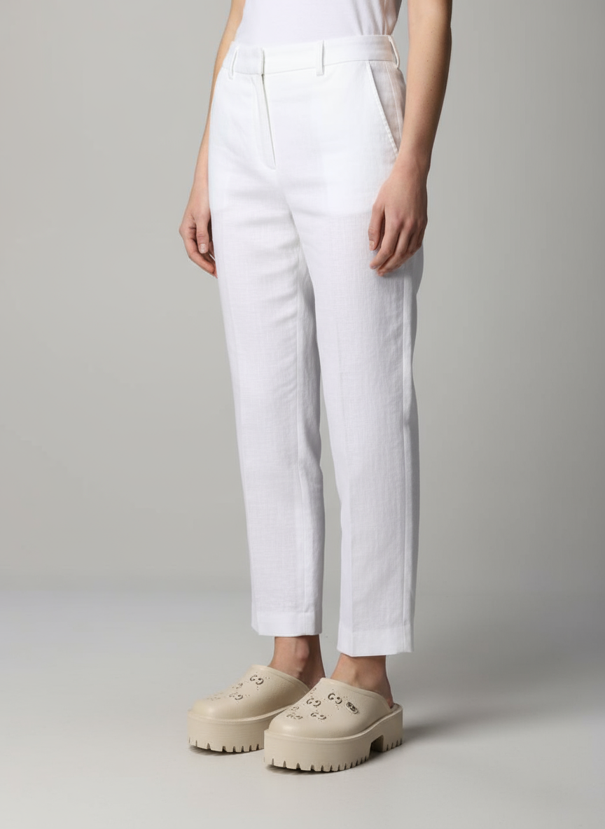 Gucci White Mules