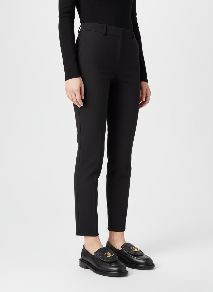 Chanel Leather Moccasins – CC Logo