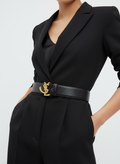 YSL Belt Model Photo