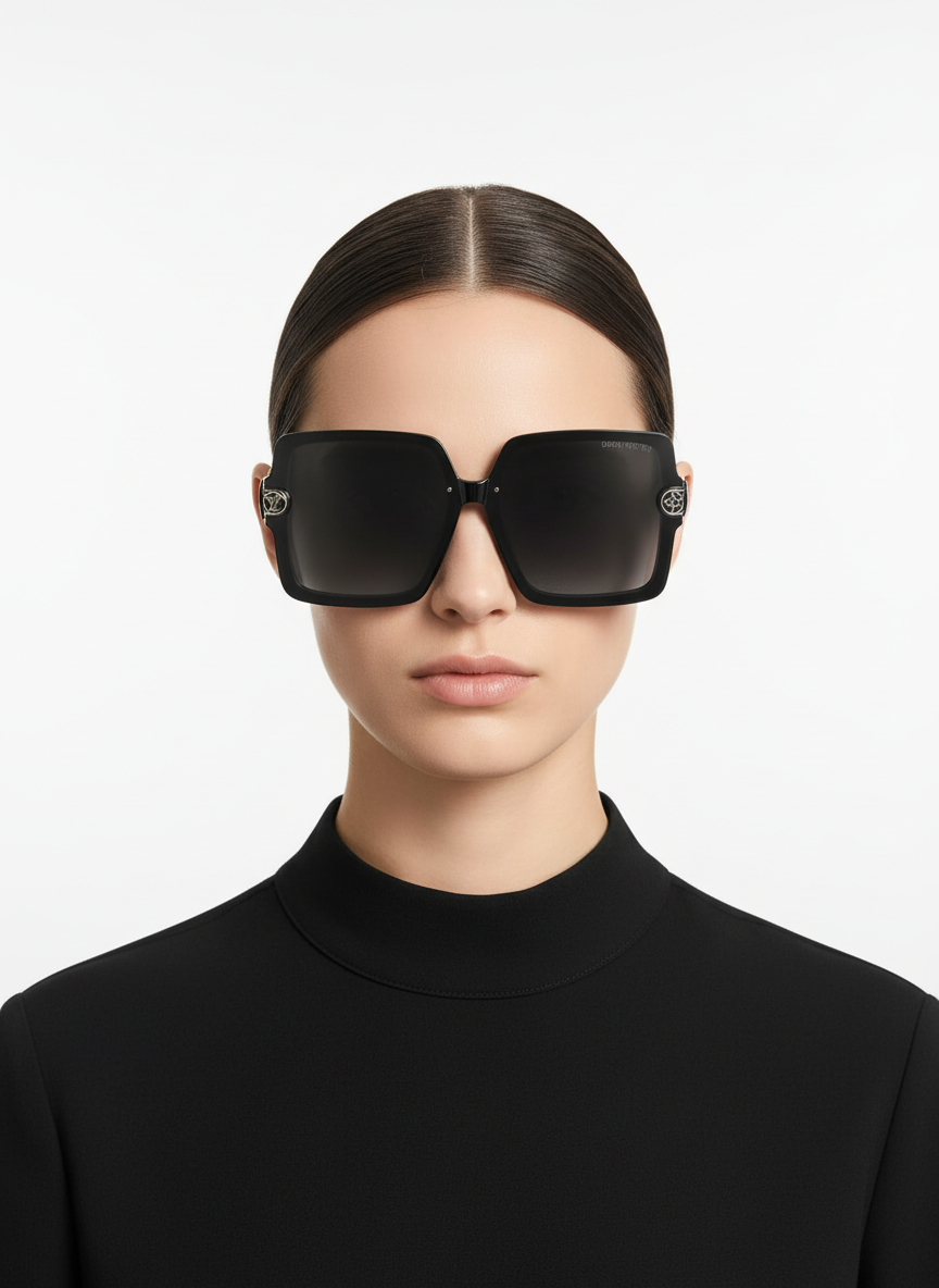 LV Chic Sunglasses Model Photo