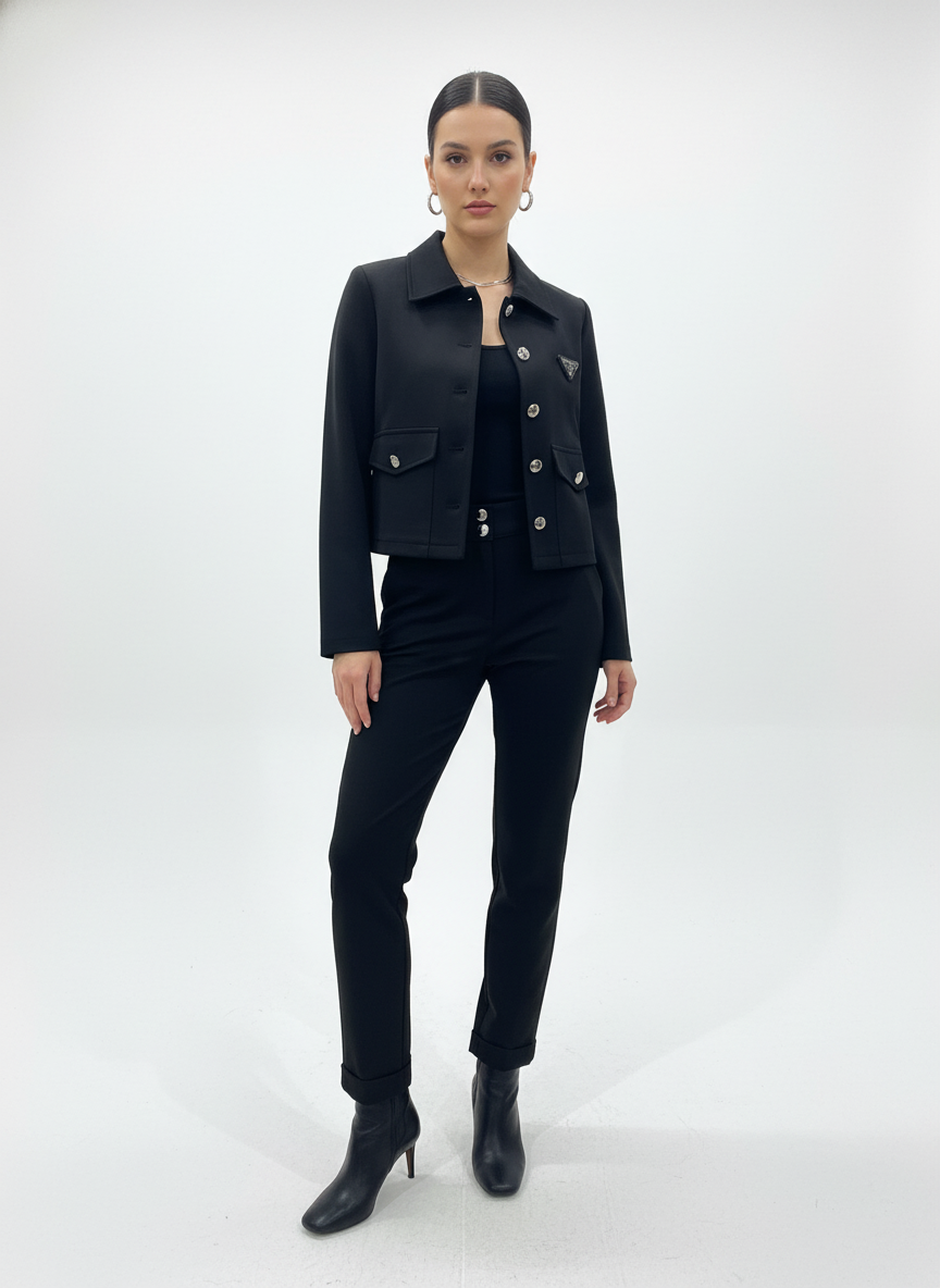 Prada Suit Set Model Photo