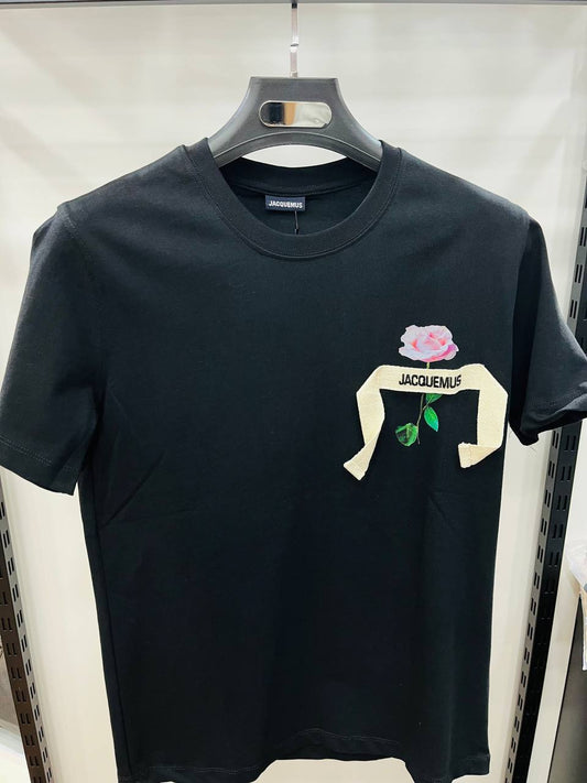 Jacquemus Flower Black Tshirt