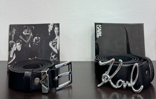 Prada and Karl Lagerfeld Belts