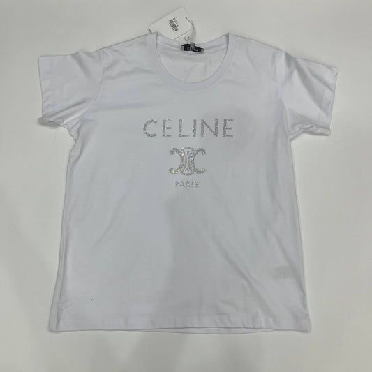 Celine White Tshirt