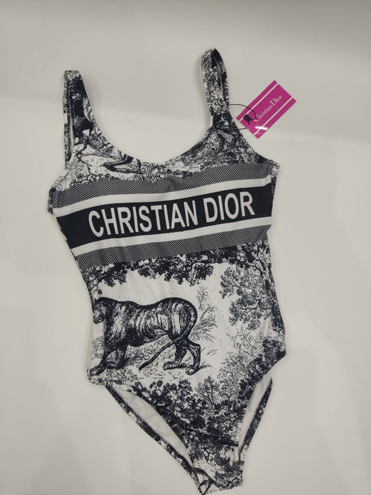 Dior Print Full Body Swimsuit