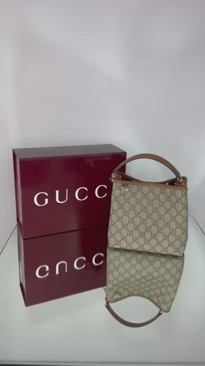 Gucci GG Emblem Mini Bucket Bag