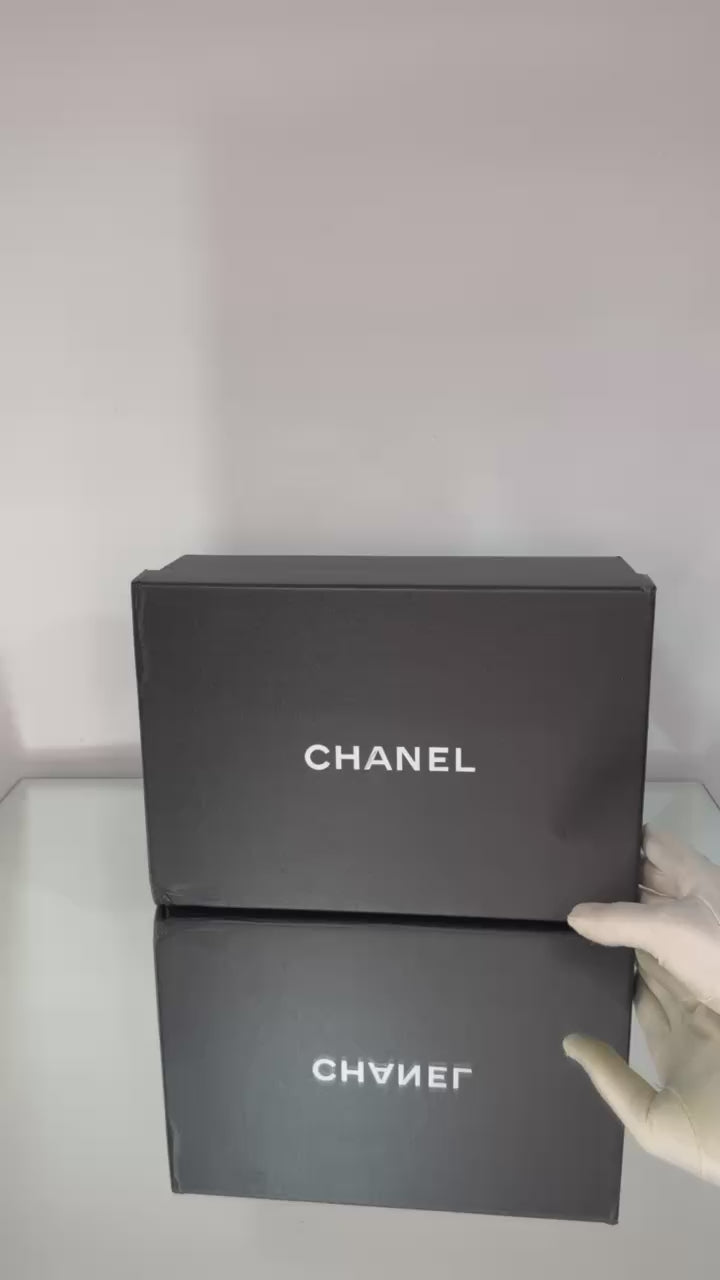 Chanel Leather Moccasins – CC Logo