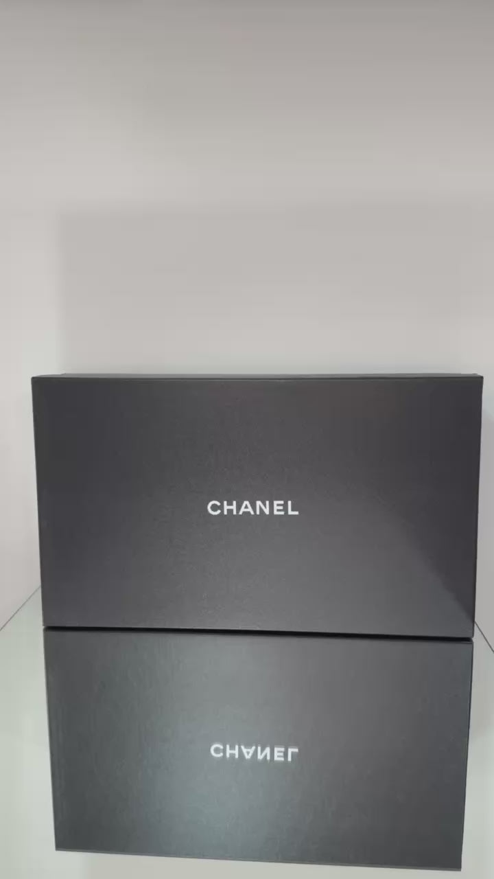 Chanel Mid-Calf Boots Black with Pearl Heel